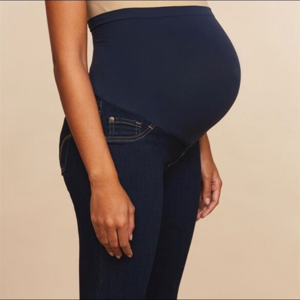 Indigo Blue Maternity Skinny Jeans. Size Petite XS - Picture 4 of 4